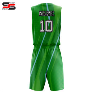 Uniforme de baloncesto de malla transpirable camiseta de baloncesto duradera corta - Product Image 2