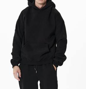 เสื้อฮู้ดสวมหัวแบบสวมหัวสำหรับทั้งชายและหญิงเสื้อมีฮู้ดแบบ100% ผ้าฝ้ายฤดูหนาว - Product Image 4