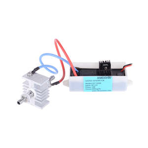 AMBOHR CDT-D200 <b>12V</b> <b>DC</b> Ceramic Ozone Generator Module 10g/h Air Cooling with 200 Mg/h Cell Electric Power Source Plastic Housing - Product Image 4