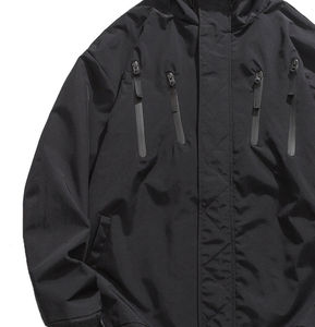 Chaqueta Impermeable 3 en 1 para Todo Clima, Cortavientos, Transpirable, con Capucha y Logotipo Frontal, Estilo Urbano (Hombre y Mujer) - Product Image 5