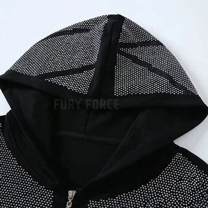 Survêtement en strass de taille personnalisée de meilleure qualité pour hommes nouveau style de vêtements d'hiver avec décor en strass - Product Image 4