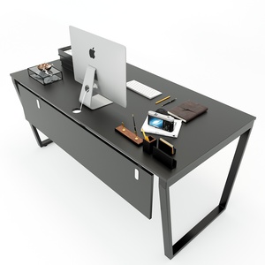 Trapez Concept 1600x800mm Steel <b>Table</b> Legs Assembly Required Connectors & Shelf Supports-HCTC007 - Product Image 3