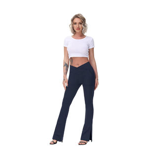 Pantalones de cuero genuino Streetwear moda Hip Hop Vintage Baggy Loose Fit pantalones de mujer estilo plisado Joggers Cargo pantalones mujeres - Product Image 2