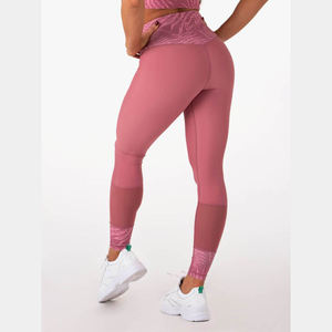 Ensemble d'entraînement 2 pièces de haute qualité pour femmes Pantalon de yoga taille moyenne avec poche et soutien-gorge de sport Leggings de gymnastique - Product Image 3