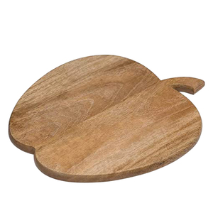 Offre Spéciale une planche à découper en forme de pomme en bois d'acacia et de plastique écologique en vente! - Product Image 4