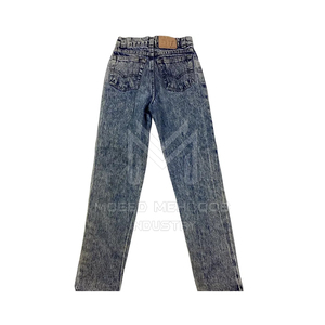 High Quality Men's Acid Wash Pants Custom Design 100% Cotton Polyester Lightweight Straight Pattern Mid Waist OEM <b>Service</b> - Product Image 3