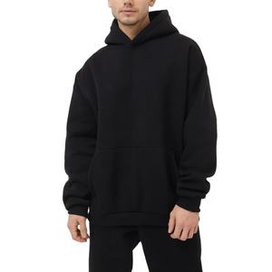 Sudadera con Capucha Personalizada para Hombre, de Algodón Grueso, Color Sólido, para Gimnasio y Ropa Urbana - Product Image 2