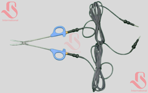 BISONS Vente en gros de scelleuses vasculaires bipolaires manuelles laparoscopiques en acier inoxydable, 3 pièces, avec pince et câble en silicone de 3 mètres - Product Image 2