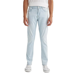 กางเกงยีนส์ขาตรงเข้ารูปแบบคลาสสิกสำหรับผู้ชายกางเกงยีนส์ผ้ายืดทรงสกินนี่ระบายอากาศได้ดี - Product Image 1