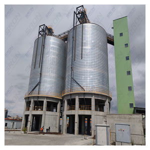 Оцинкованные спиральные стальные силосы для хранения цемента, 100-7000 тонн - Product Image 4