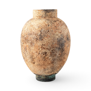 Maceta Mediana de Terracota Antigua, Maceta de Arcilla Esmaltada para Flores Artificiales - Product Image 1