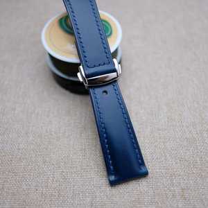 สายนาฬิกาแฟชั่นวินเทจ18มม. 20มม. 22มม. 24มม. สายนาฬิกาหนังแท้สำหรับผู้ชายปรับแต่งได้ - Product Image 2