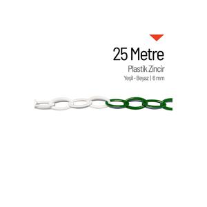 Chaîne Plastique 6mm Vert-Blanc 25m TR - Product Image 3