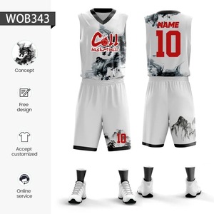 Maillot de basket-ball réversible en polyester 100% personnalisable pour hommes 25-26 pas cher respirant ensemble d'uniformes de sport d'entraînement bas quantité minimale de commande - Product Image 3