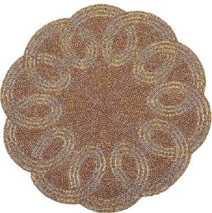 Gran oferta personalización Mini hoja diseñada hecha en poliéster mantel interior fiestas Centro Mesa elegante alfombra para el hogar y hoteles - Product Image 6