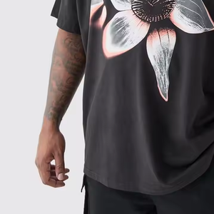 Camisetas de Manga Corta para Hombre al por Mayor, Cuello Redondo, 100% Algodón Orgánico, Corte Holgado, Secado Rápido, Personalizables - Product Image 6