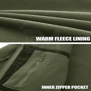 Chaqueta Softshell Impermeable y Cortavientos para Hombre con Capucha, 100% Poliéster, Secado Rápido y Transpirable, Personalizable, para Uso en Exteriores en Invierno - Product Image 5