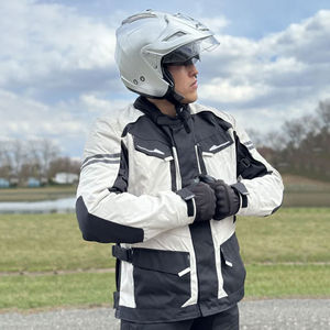 Vestes de moto unisexes en polyester, vêtements de sport de course pour motards, vêtements de sécurité pour l'extérieur, veste en tissu Cordura à mailles fendues - Product Image 5