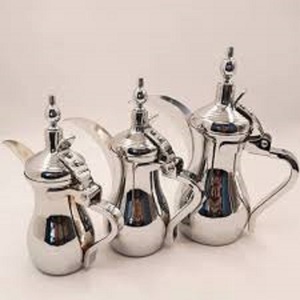 Stainless Steel Dallah Flask <b>Arabic</b> Brass Coffee Pot Dallah <b>Arabic</b> Brass Dallah <b>Tea</b> Pot Premium Quality Best Selling Low Price C - Product Image 2