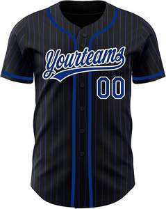 Custom Teamwear Embroidered Printed Baseball Jersey 100% <b>Polyester</b> Sublimated Twill Button Baseball <b>Shirts</b> - Product Image 5