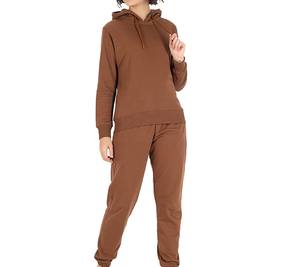 ชุดวอร์มมีฮู้ดสำหรับผู้หญิง สไตล์ลำลอง ใส่สบาย กำลังฮิต ผ้าฝ้าย 100% เนื้อหนา คุณภาพดี สำหรับฤดูหนาว - Product Image 1