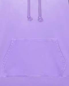 Sudadera con Capucha Morada Lavanda para Mujer, Sudadera Holgada de Felpa, Ropa Urbana Lisa, Fabricante Personalizado, Venta al por Mayor - Product Image 5