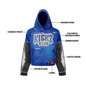 OEM personnalisable 100% pull à capuche classique de haute qualité pour hommes 280-300 Gsm polaire (mélange coton-polyester) doublé numérique - Product Image 5