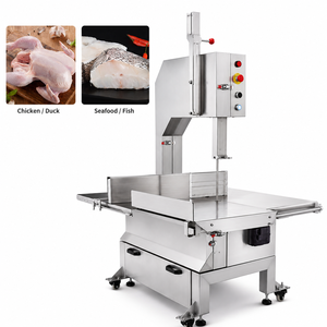 Grande machine à scier les os sur pied pour usage commercial, équipement de découpe de viande congelée et de pattes de porc, coupe-os électrique pour cuisses de bœuf - Product Image 2