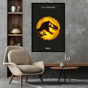 Affiche de style moderne Jurassic World Dominion en papier pour utilisation murale - Product Image 2