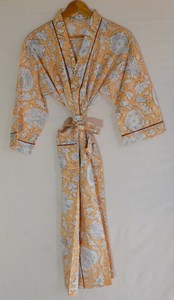 เสื้อแจ็กเก็ตพิมพ์ลายสำหรับทุกเพศพร้อมเข็มขัดชุดกิโมโนลายดอกไม้แขนยาวแฟชั่นใหม่ - Product Image 2