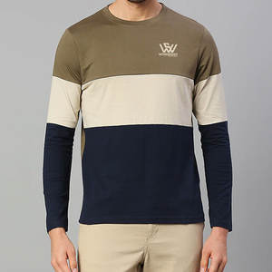 Camiseta de manga larga para hombre holgada de 100% algodón hecha a medida, diseña tu propia camiseta estampada para hombre - Product Image 5