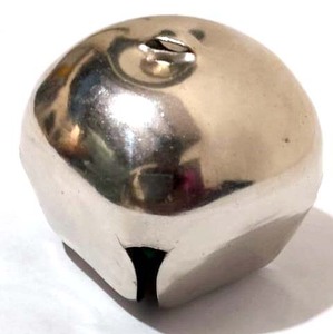 Moderno 65mm hierro plateado cascabeles chino Navidad vacaciones decoración del hogar escultura técnica pulida artesanías de Metal - Product Image 2