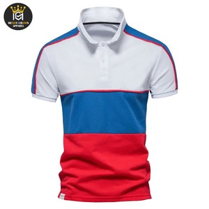 Nouveauté 100% coton Polyester hommes polos Polo à manches courtes respirant col rabattu taille personnalisée Service OEM - Product Image 1