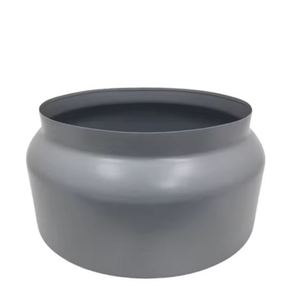 Bluish Grey Powder Coated Large <b>Indoor</b> <b>Planters</b> Metal <b>Planter</b> with Bottom Hole Home Garden Supplies Flower Pot - Product Image 1