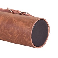 Accessoire de tir à l'arc de chasse de haute qualité avec logo personnalisé, carquois dorsal, pointes en acier, flèches en cuir PU et plumes en plastique
