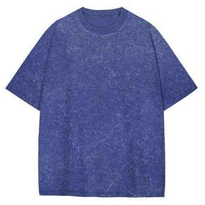 Oversized Acid Washed Men's T-Shirt 100% Cotton Worsted <b>Fabric</b> High Quality 180 Grams Customizable Wholesale - Product Image 3