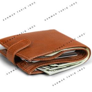 Sac en cuir véritable pour ordinateur portable Trendy Waterproof Quality Vintage Style Short Slim Bifold Real Leather Wallet - Product Image 1
