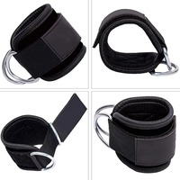 Poids de cheville et de poignet rembourrés en forme de U, personnalisables en gros, avec fermeture auto-agrippante réglable, en néoprène, unisexe, pour la musculation des fessiers