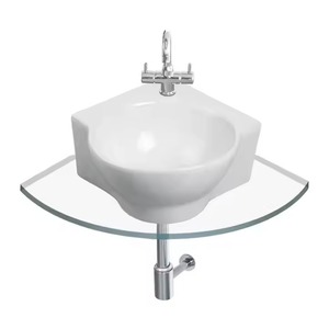 Lavabo de cerámica de diseño Retro decorativo, mesa para baño de Hotel, cocina, artículos sanitarios, Lavabo de porcelana - Product Image 5