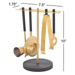 Juego de coctelera de acero inoxidable con elegante base de madera y tapa para bodas y eventos especiales - Product Image 5