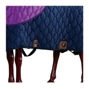 High Quality <b>Heavy</b> Weight Black Winter Horse Rug Windproof Waterproof Polyester Cotton Filling Fabric Shell Horse Riding <b>Blanket</b> - Product Image 4