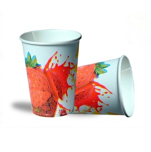 Gobelets en papier rose Gobelets de fête pour enfants Verre en papier jetable pour anniversaire, mariage, pique-nique BBQ Voyage et événements - Product Image 1