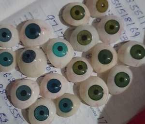 SS Fabrication Oeil Brun Prothétique Artificielle-Ensemble de 20 livraison gratuite dans le monde entier... - Product Image 2