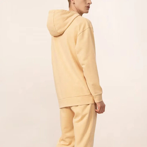 Sweat à capuche solide en coton éponge respirant délavé au soleil pour hommes pour l'hiver très vendu à prix bon marché tendance - Product Image 5
