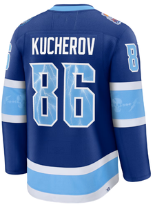 قميص هوكي الجليد للرجال من فريق تامبا باي 2026 بالجملة # قميص فيكتور هيدمان رقم 77 من سلسلة أرينا شو كايز، مطرز بالكامل - Product Image 6