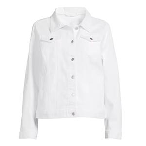 แจ็คเก็ตยีนส์สไตล์ใหม่ 2025 สำหรับผู้หญิง แฟชั่นแจ็คเก็ตเดนิมสั้น น้ำหนักเบา กระชับ ยืดหยุ่น มีกระเป๋า - Product Image 1