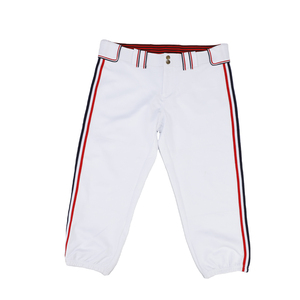 Pantalons de baseball à fermeture éclair Pantalons de baseball avec logo personnalisé pour hommes Vêtements de sport pour équipe de softball Vente en gros - Product Image 1