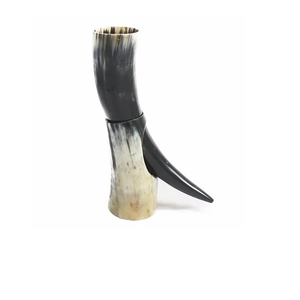 Cuerno vikingo para beber con soporte para cerveza, vino, Vodka, cuerno vikingo Natural para beber, cuerno de cerveza de buey vikingo de alta calidad - Product Image 5