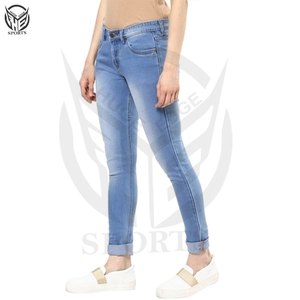 Jeans de Alta Calidad, Diseño Elegante y Sostenible, Múltiples Colores, Nueva Moda, Servicio OEM, para Mujer. - Product Image 1