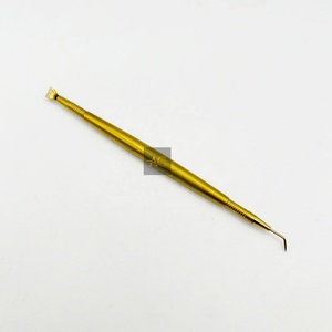 Wholesale Private Label Stainless Steel Gold Eyelash Lifting Tools <b>Lash</b> <b>Separator</b>, Eyelashes Extensions Tool for Beauty Salon - Product Image 4